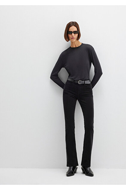 Mavi Molly Siyah Kadife Pantolon 1013682991 - Fiyatı, Yorumları