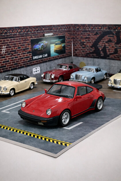 MODEL HEDİYELİK RMZ CITY Porsche 911 Turbo 3.3 Kutulu Metal Araba