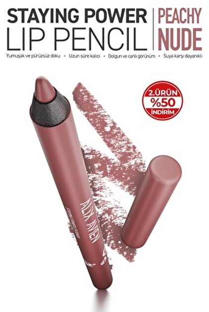 Alix Avien Suya Dayanıklı Uzun Süre Kalıcı Yumuşak Dudak Kalemi