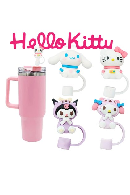 Sanrio Kuromi Cinnamoroll Pipet Tıpası Quencher Pipet Tıpası Kuromi Pipet Tıpası