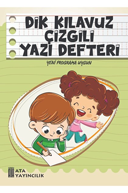 Ata Yayıncılık 1. Kılavuz Çizgili Yazı Defteri Küçük Boy (Dik