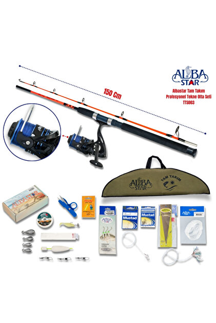 AlbaStar Tts003 Profesyonel Tekne Olta Seti 150cm - Fiyatı, Yorumları