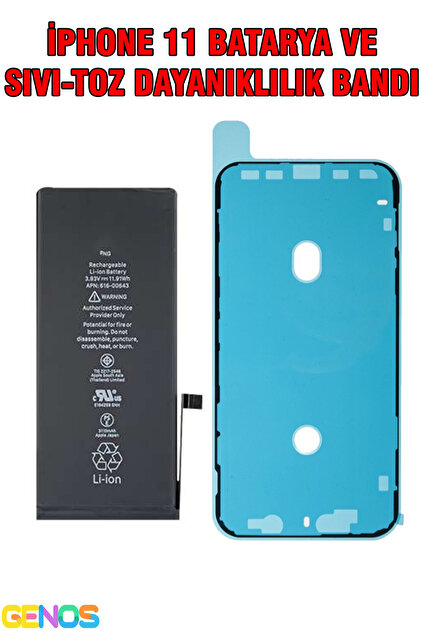 Genos Apple Iphone 11 Batarya - 3110 Mah - Fiyatı, Yorumları