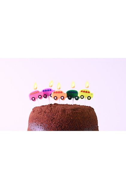 ARABA ŞEKİLLİ MUM 5'Lİ