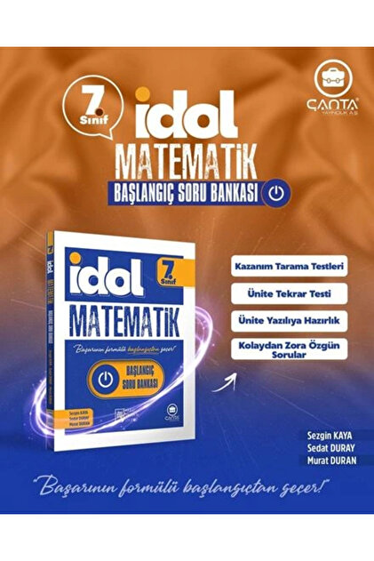 Çanta Yayınları 8. Sınıf İdol Matematik Başlangıç Soru Bankası
