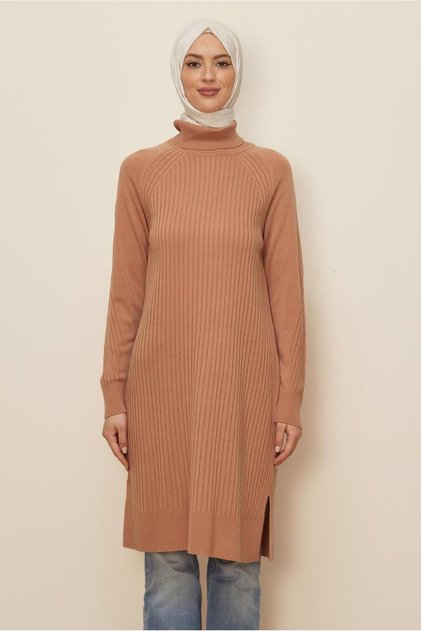 Ankle Collar Knitting Tunic 44930