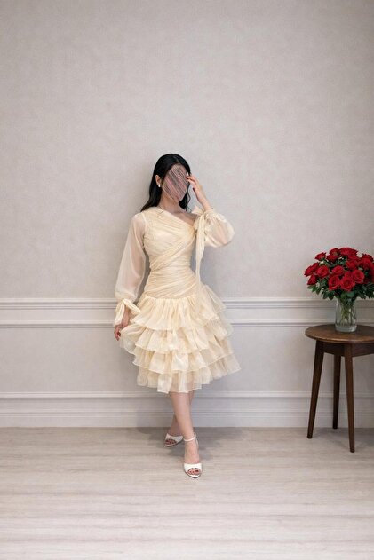 white christmas dresses Stylish Casual Wear Organza Silk Printed Green Gown – Ragthm main image 0