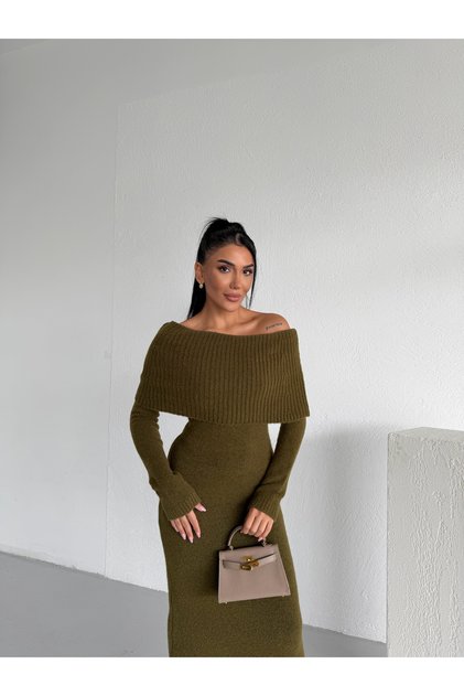 Madonna Collar Jaz Soft Dress