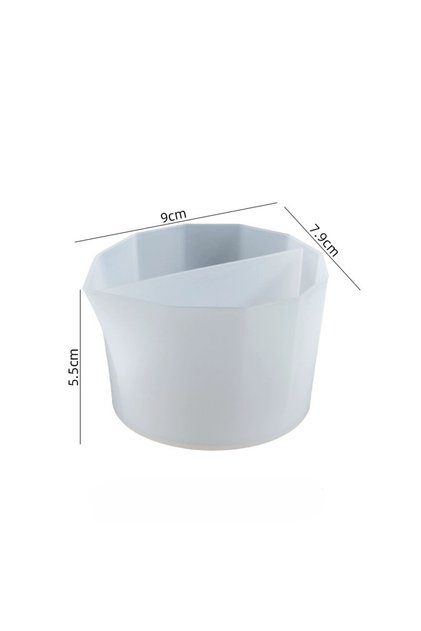 SİLİKON KAP TAŞ TOZU HARCI DÖKÜM İTHAL KÜÇÜK BOY İKİ BÖLMELİ EPOKSİ SANATI DÖKÜM KABI HB50-0127