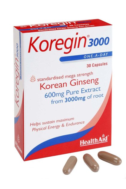 Koregin® Korean Ginseng 3000 One-A-Day Capsules 30's
