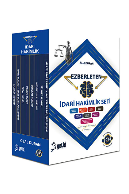 Yetki Yayıncılık İDARİ HAKİMLİK EZBERLETEN SET 2026 - Fiyatı