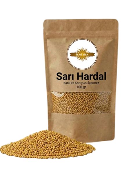 Sarı Hardal (Hardal Tohumu – Yellow Mustard Seed – Mustard Seed) Doğal Tane Sarıhardal 100 Gr