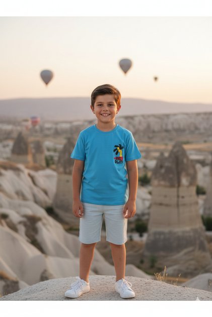 Boy's T-Shirt Printed Cotton Comfortable