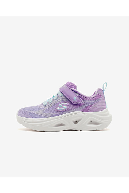 Skechers SOLA GLOW 2.0 Büyük Kız Çocuk Lavanta/Açik Mavi Işıklı