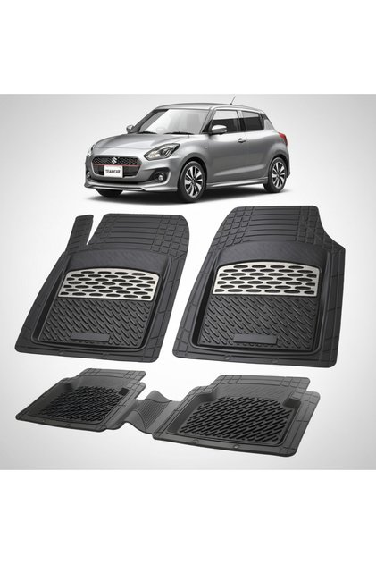 Covorașe auto compatibile cu Suzuki Swift 5 Hatchback 2017-prezent | Argintii