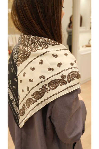 Twin Ethnic Pattern Scarf 70X70Cm