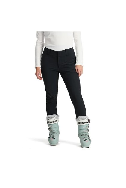 Pantaloni Schi dama Painted On Softshell 2024-Negru-4