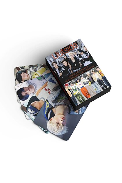 Kpop Dünyasi ENHYPEN '' Outside '' Çift Yön Baskılı Lomo Card Seti