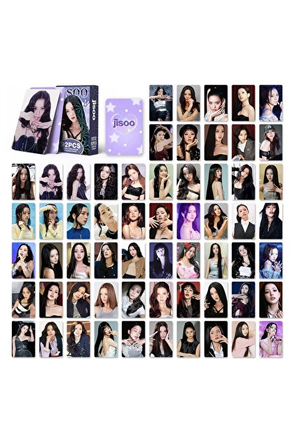 Kpop Dünyasi BLACKPINK Jisoo Çift Yön Baskılı Lomo Card Seti (60