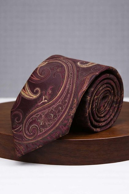 Plum - Brown Shawl Tie