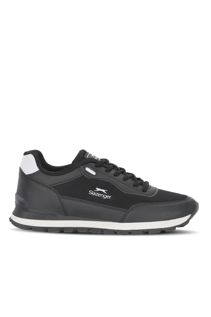 Slazenger ISKRA I Erkek Büyük Beden Siyah / Beyaz Günlük Spor