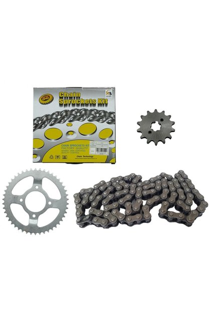 Tvs Raider 125 Ön-Arka Dişli Zincir Set Sfr 14-46T 420H-126L