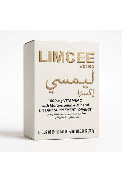 Limcee extra - 1000 mg with Multivitamin & Mineral Dietary Supplement - Orange (Pack of 10 Sachets)