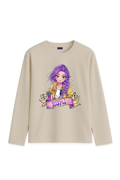 K-Pop Rumi Huntres Huntrıx Printed Long Sleeve T-Shirt