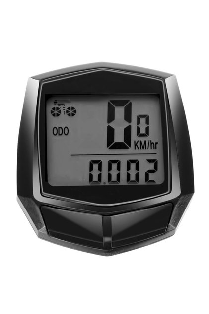 Vitezometru digital pentru bicicletă, IPX4, ABS, 13 funcții, negru