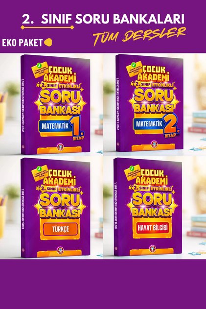 2. Sınıf Etkinlikli Soru Bankaları Tüm Seri