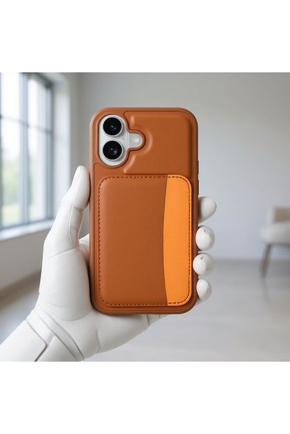 Case Compatible with iPhone 16 Mobile Phone X-Card Silicone Cover with Card Holder