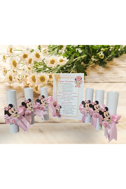 Invitatie botez set 10 buc