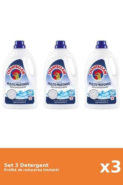 Set 3 Detergent Clasic, 1575 ml