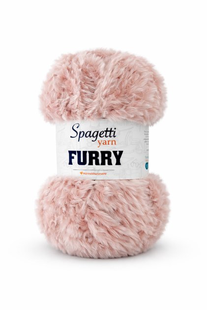 Furry Bebe Pink Velvet Hand Knitting Yarn