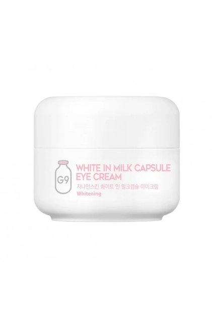 G9SKIN, Cremă contur ochi alb în lapte, capsule