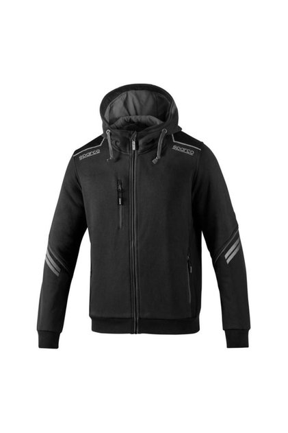 Colorado Fermuarlı Kapüşonlu Sweatshirt Siyah XXL