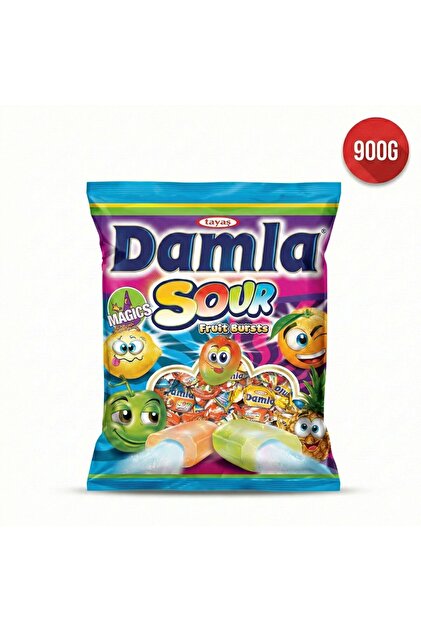 ⑤☆海外マステ☆ sonia さん Soft candy 一軟糖 TAYAŞ Damla Sour Fruit Flavored Filled Soft Candy 900g- Trendyol