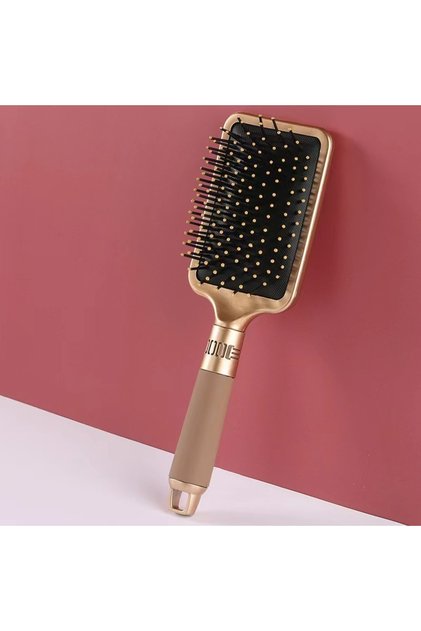 Professional Hair Brush and Comb - Gold/Coffee Design Detangling Brush