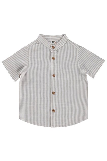 Striped 6-18 Months Shirt - Brown 6-9 Months