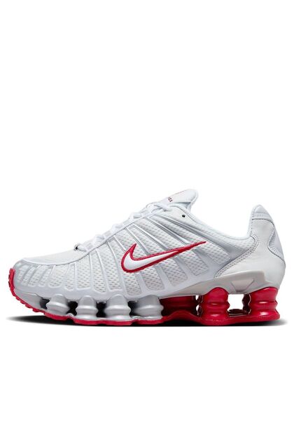 Nike Shox TL Sportswear Kırmızı/Beyaz Spor Ayakkabı - Fiyatı