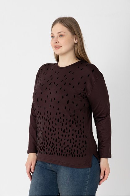 Printed Viscose Combed Cotton Blouse