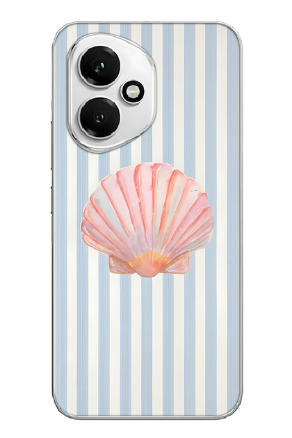 Honor 400 Compatible Shell Patterned Transparent Phone Case