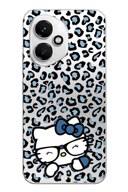 Honor 400 Compatible Kitty Patterned Transparent Phone Case