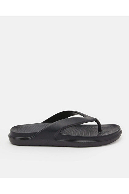 Men Black Solid Flipflops