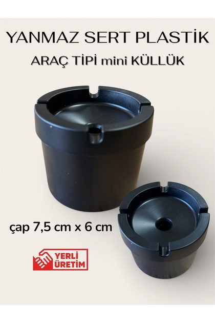 YANMAZ sert plastik kokusuz araç tipi küllük