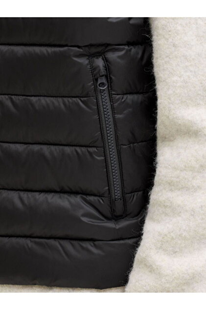 JACK & JONES Jjlouis Light Bodywarmer Collar Junior - Zwart Maat 152