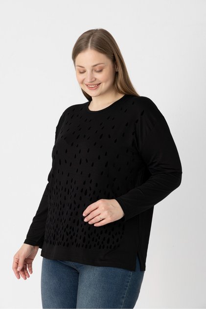Printed Viscose Combed Cotton Blouse