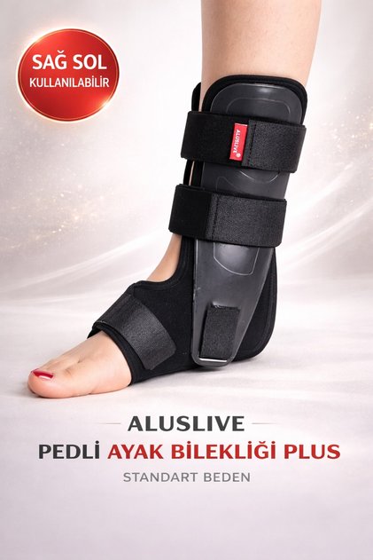 PEDLİ AYAK BİLEKLİĞİ PLUS SAĞ SOL KULLANILABİLİR STANDART BEDEN