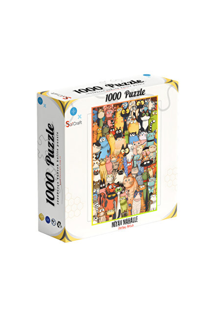 Soi Craft 1000 Parça Puzzle Miyav Mahalle Detay Avcısı - Fiyatı