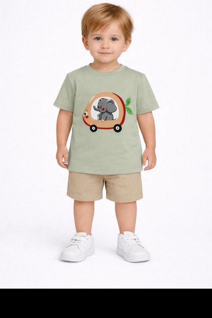 1-4 Years Old Boy's Printed T-Shirt